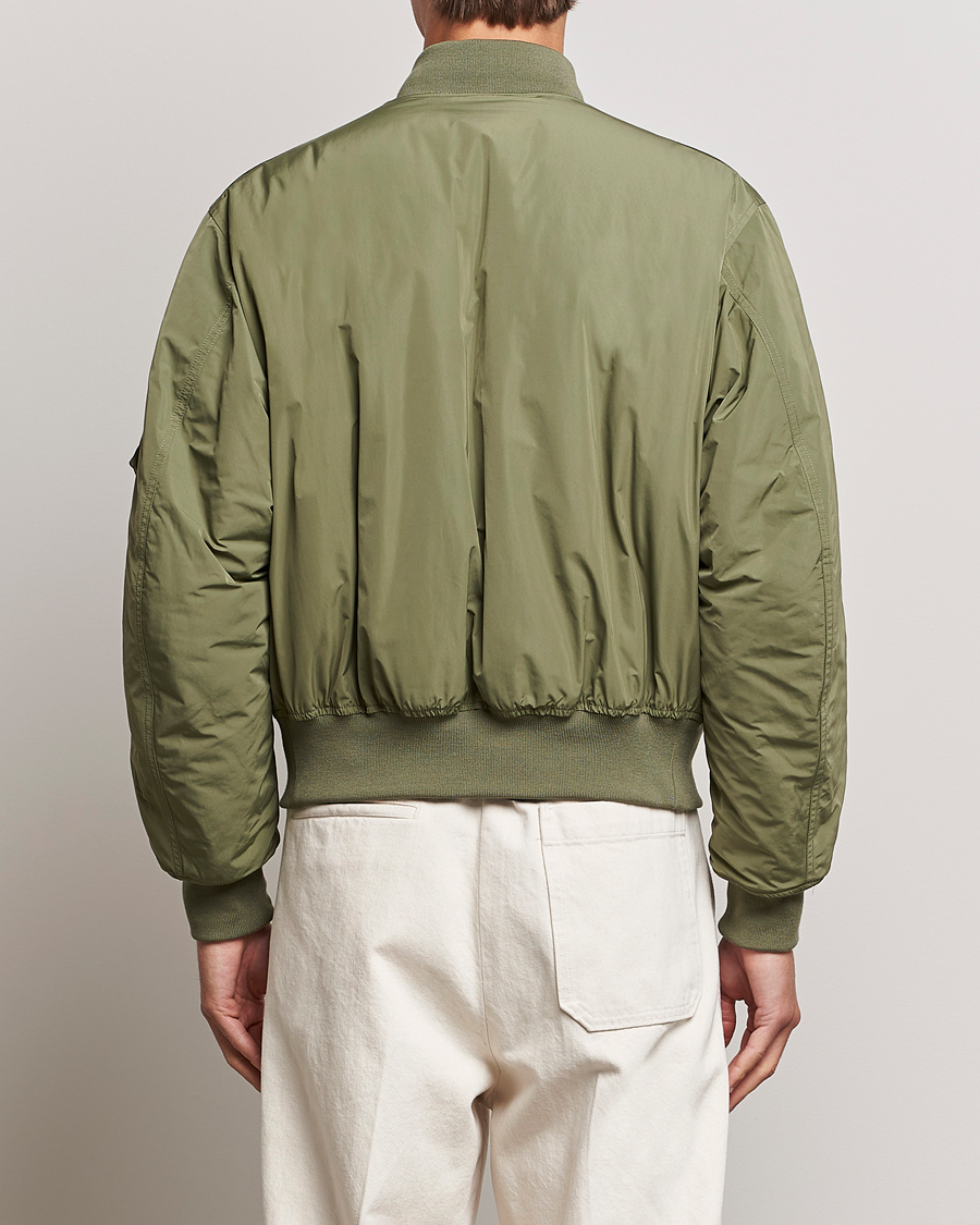 Homme | Manteaux Et Vestes | Aspesi | Gunner Nylon Flight Bomber Olive