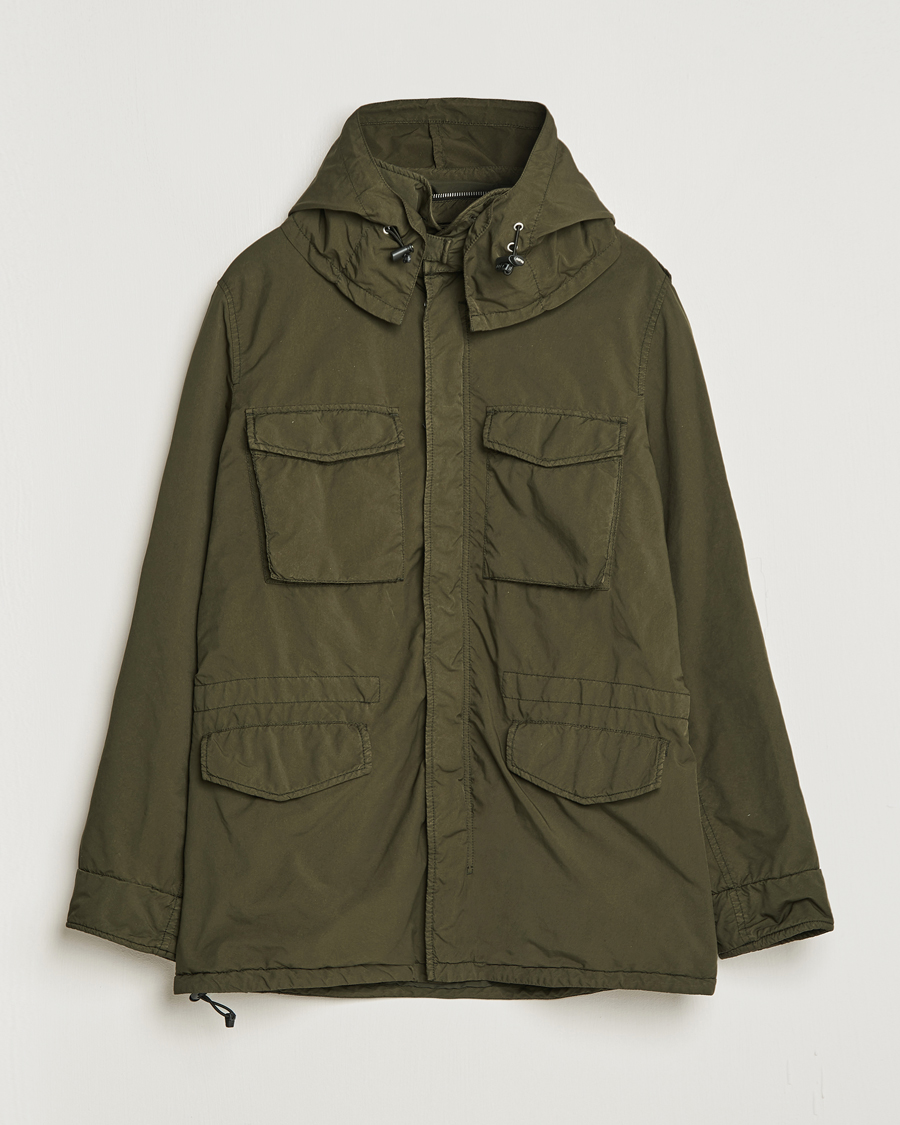 Homme | Manteaux Et Vestes | Aspesi | Garment Dyed Field Jacket Dark Military