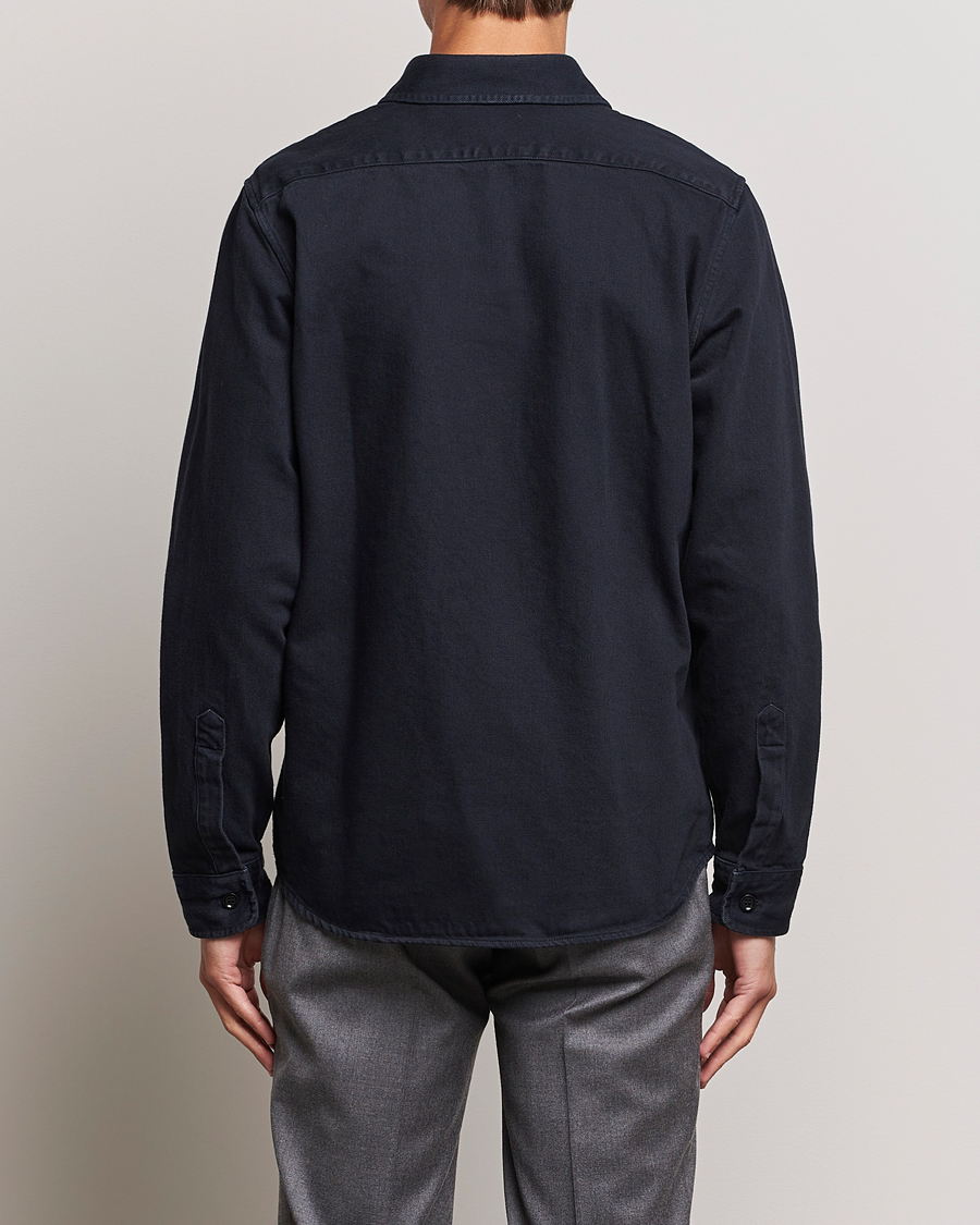 Homme | Chemises | Aspesi | Cotton Utility Shirt Navy