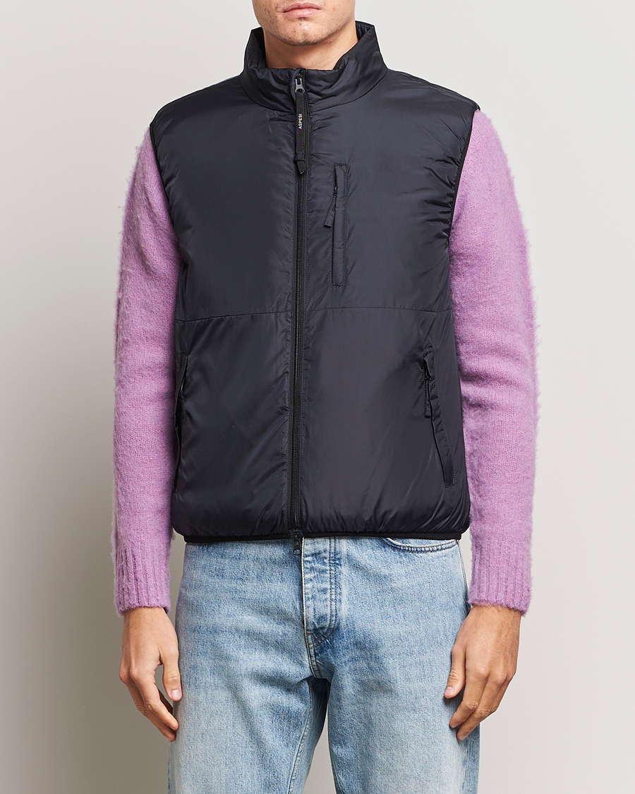 Heren | Jassen | Aspesi | Jil Padded Vest Black