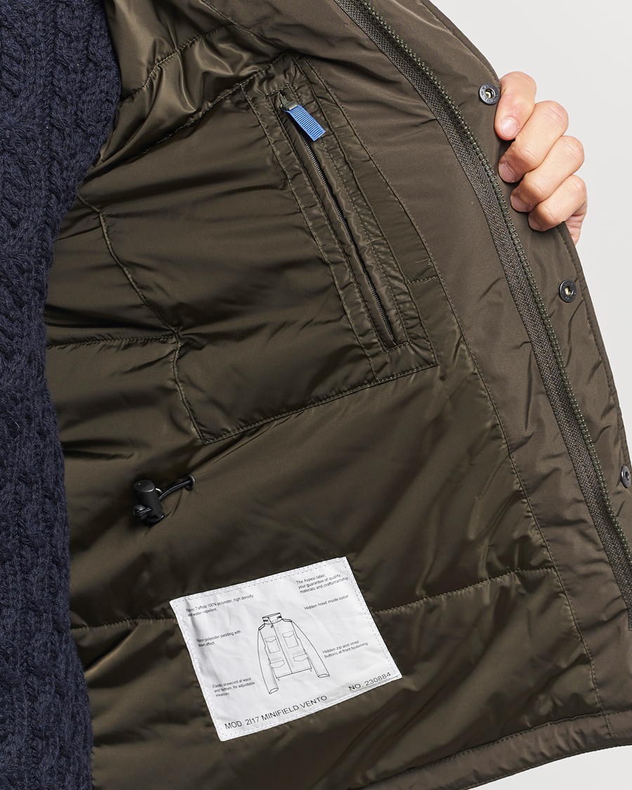 Homme | Manteaux Et Vestes | Aspesi | Minifield Nylon Field Jacket Dark Military