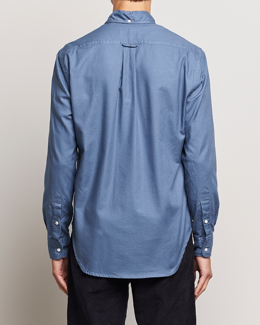 Homme | Chemises | Gitman Vintage | Button Down Hopsack Shirt Blue