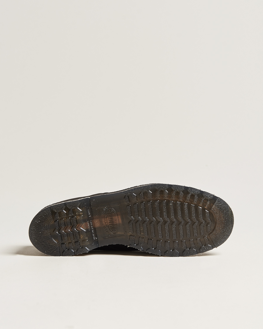 Homme | Solovair 3 Eye Gibson Shoe Black Greasy | Solovair | 3 Eye Gibson Shoe Black Greasy