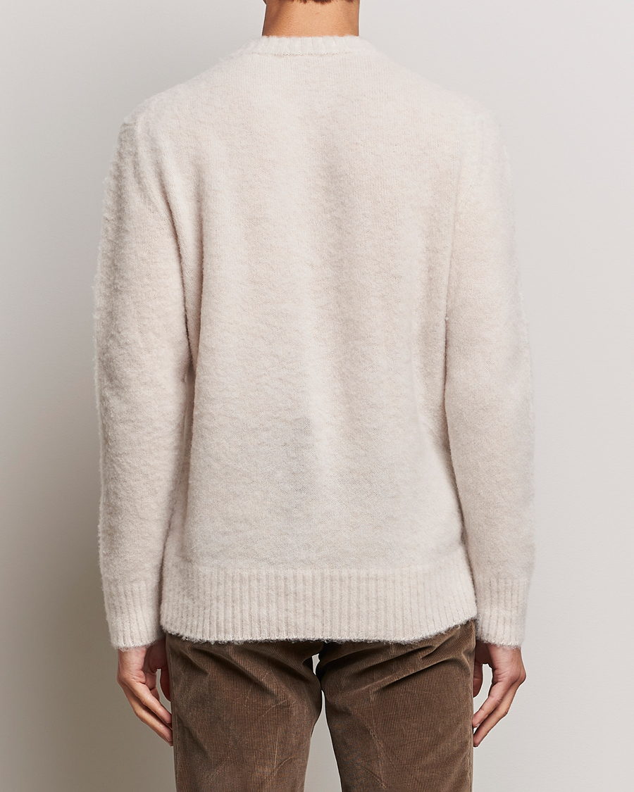 Homme | Pulls Et Tricots | Piacenza Cashmere | Brushed Wool Crew Neck Beige