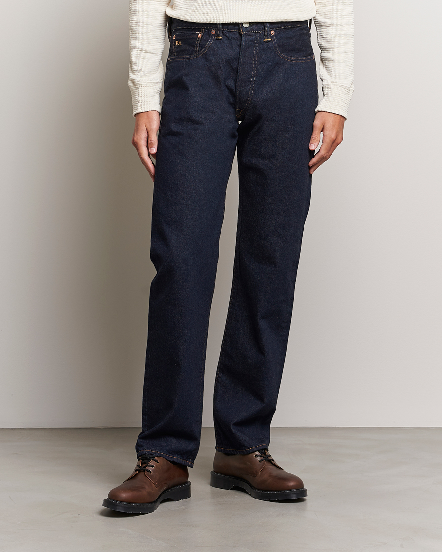 Homme | Jeans | RRL | Straight Leg 5-Pocket Denim Hillsview Wash