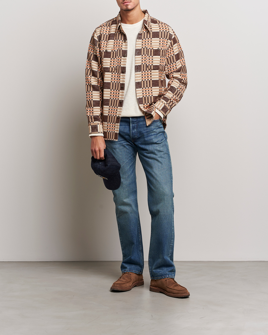 Homme | Jeans | RRL | Straight Fit 5-Pocket Denim Once Washed