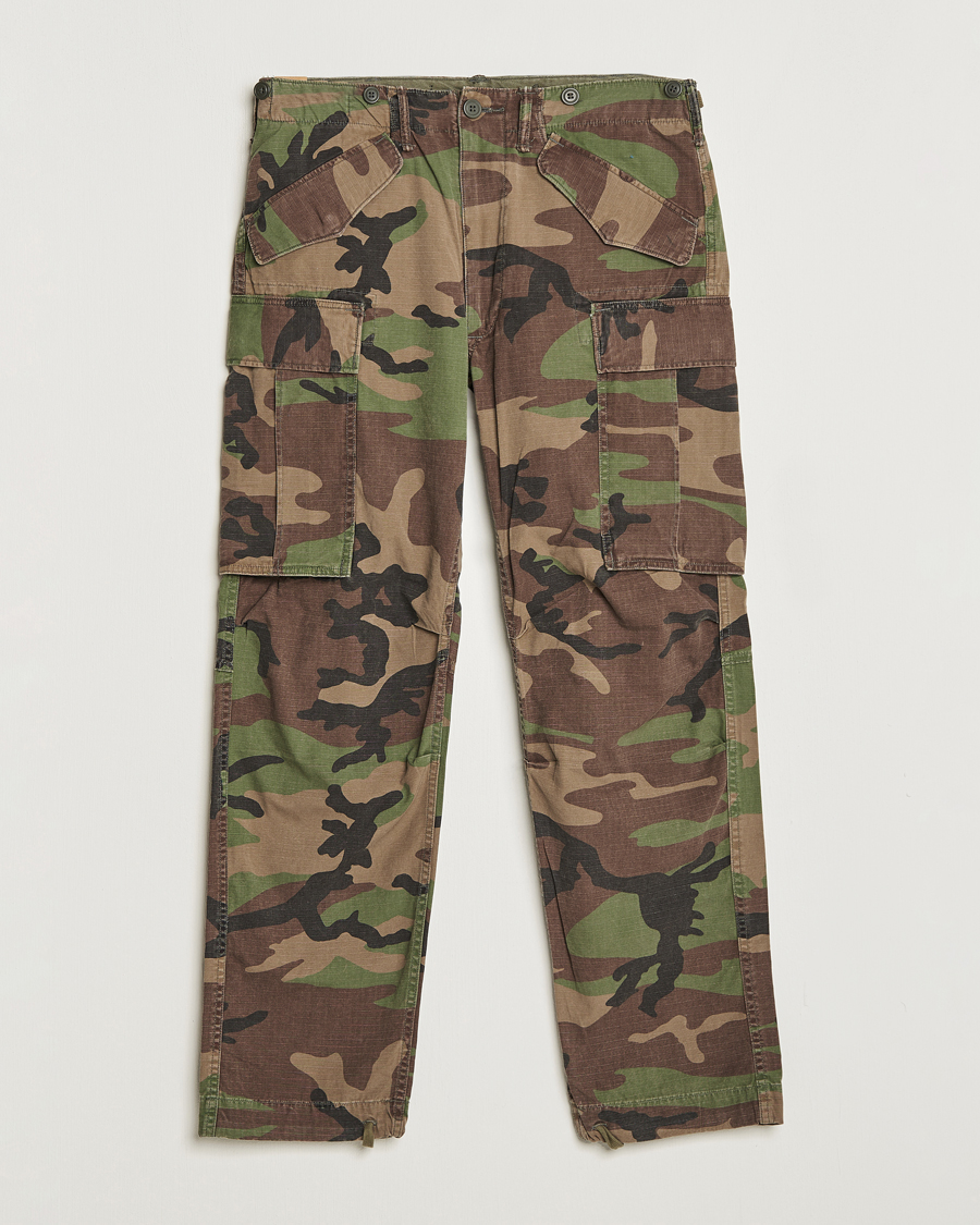 Homme | Pantalons | RRL | Regiment Cargo Pants Woodland Camo