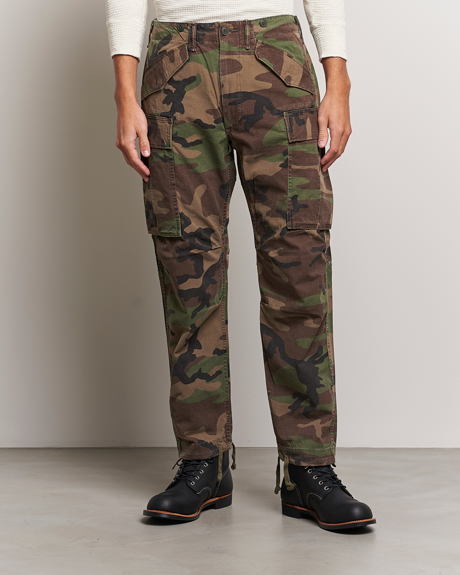 Homme | Pantalons | RRL | Regiment Cargo Pants Woodland Camo