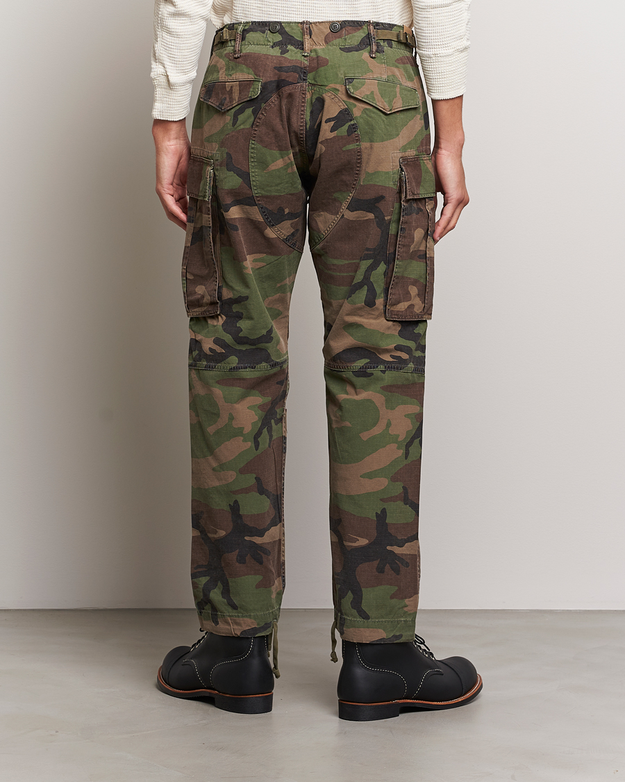 Homme | Pantalons | RRL | Regiment Cargo Pants Woodland Camo