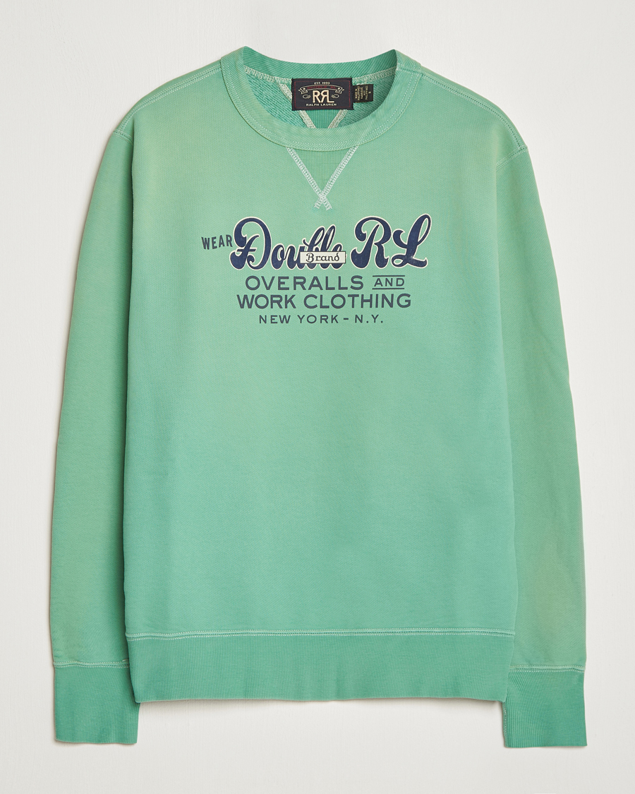 Homme | Pulls Et Tricots | RRL | Graphic Sweatshirt Turquoise