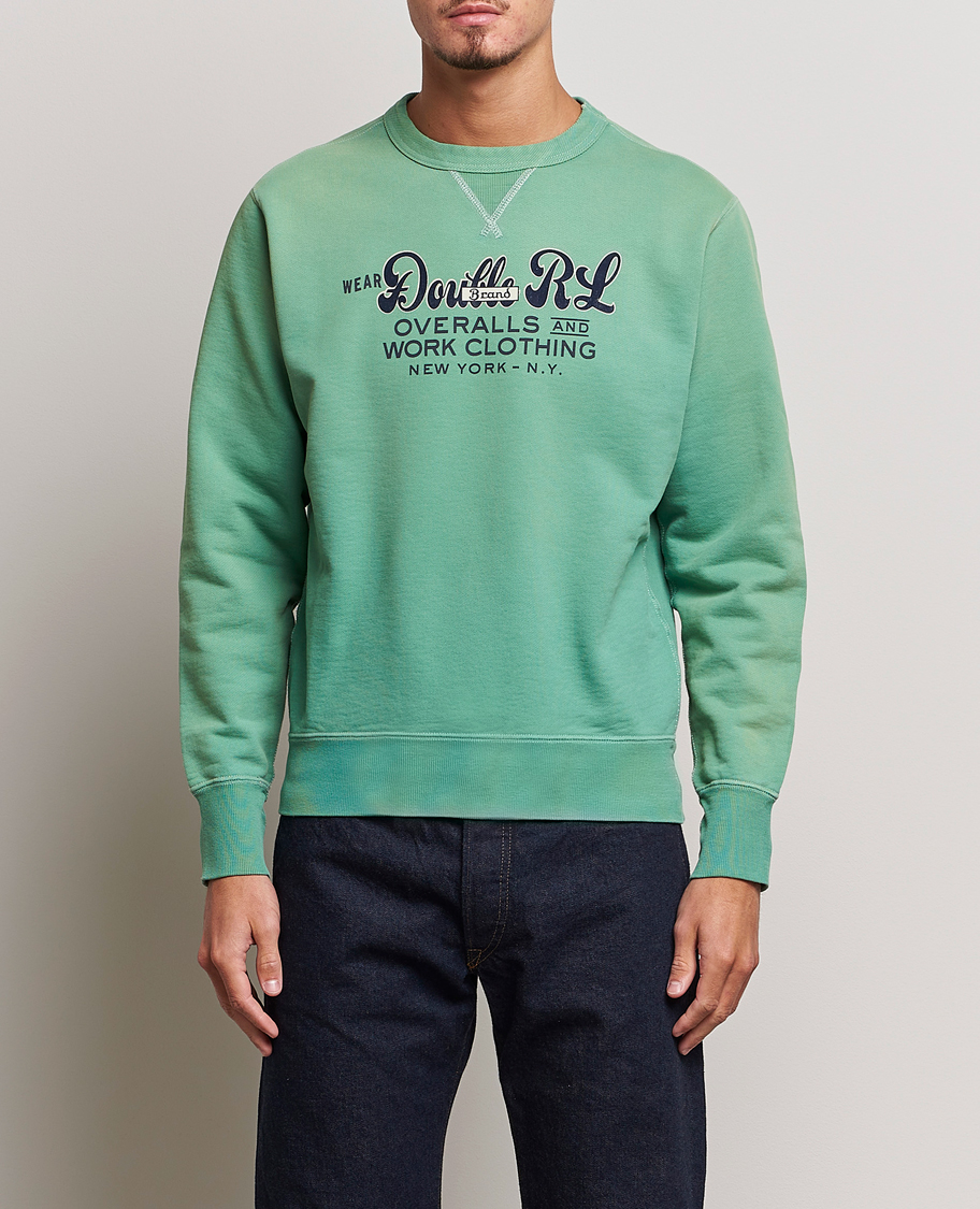 Homme | Pulls Et Tricots | RRL | Graphic Sweatshirt Turquoise