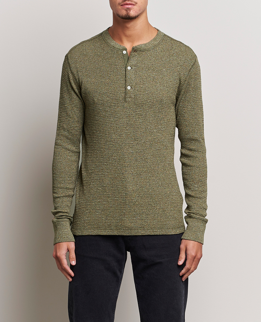 Homme | Pulls Et Tricots | RRL | Long Sleeve Henley Olive