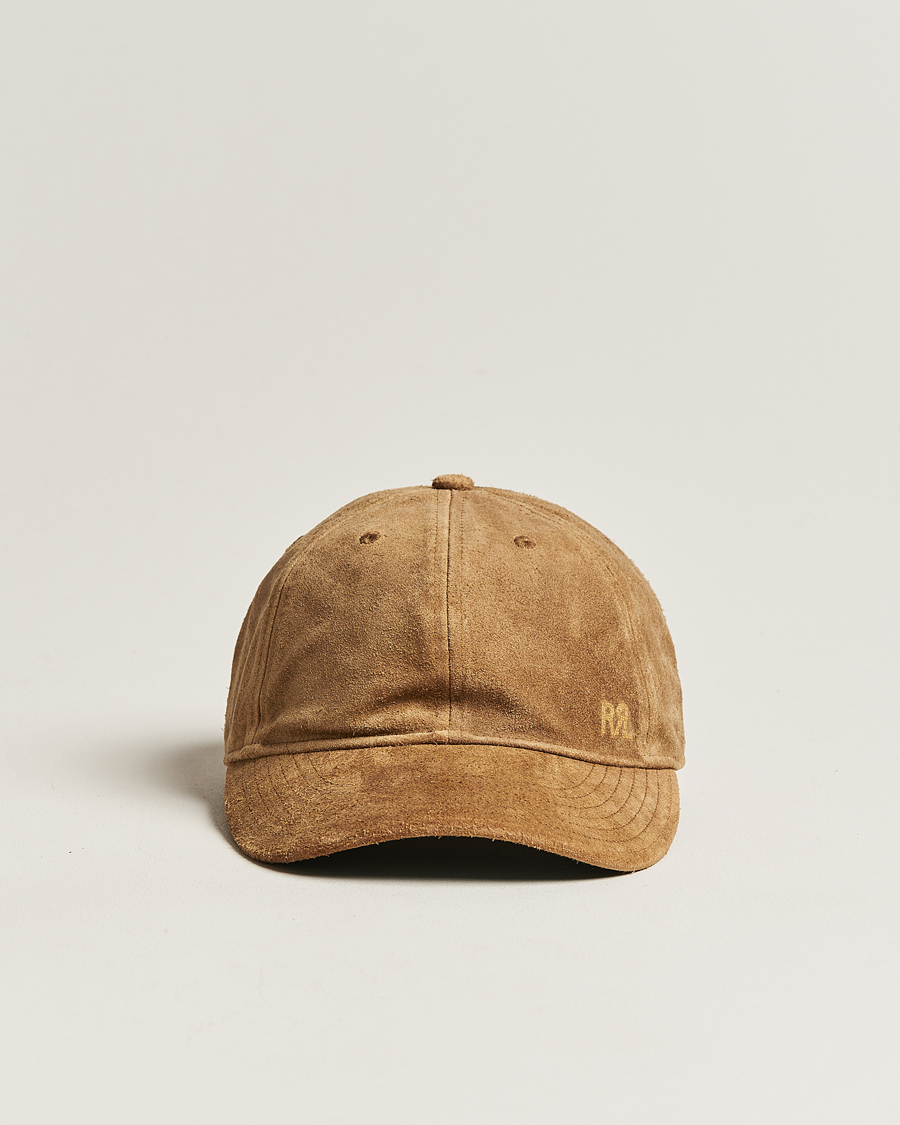 Homme | RRL Rough Out Baseball Cap Brown | RRL | Rough Out Baseball Cap Brown