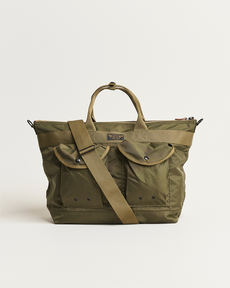 Homme | RRL Nylon Utility Day Tote Olive | RRL | Nylon Utility Day Tote Olive
