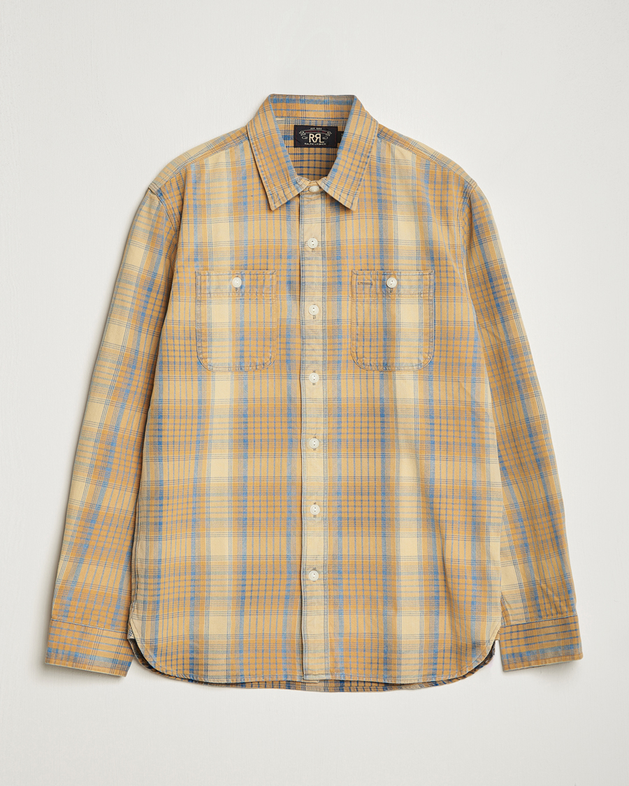 Homme | Chemises | RRL | Farrell Double Pocket Shirt Yellow Multi