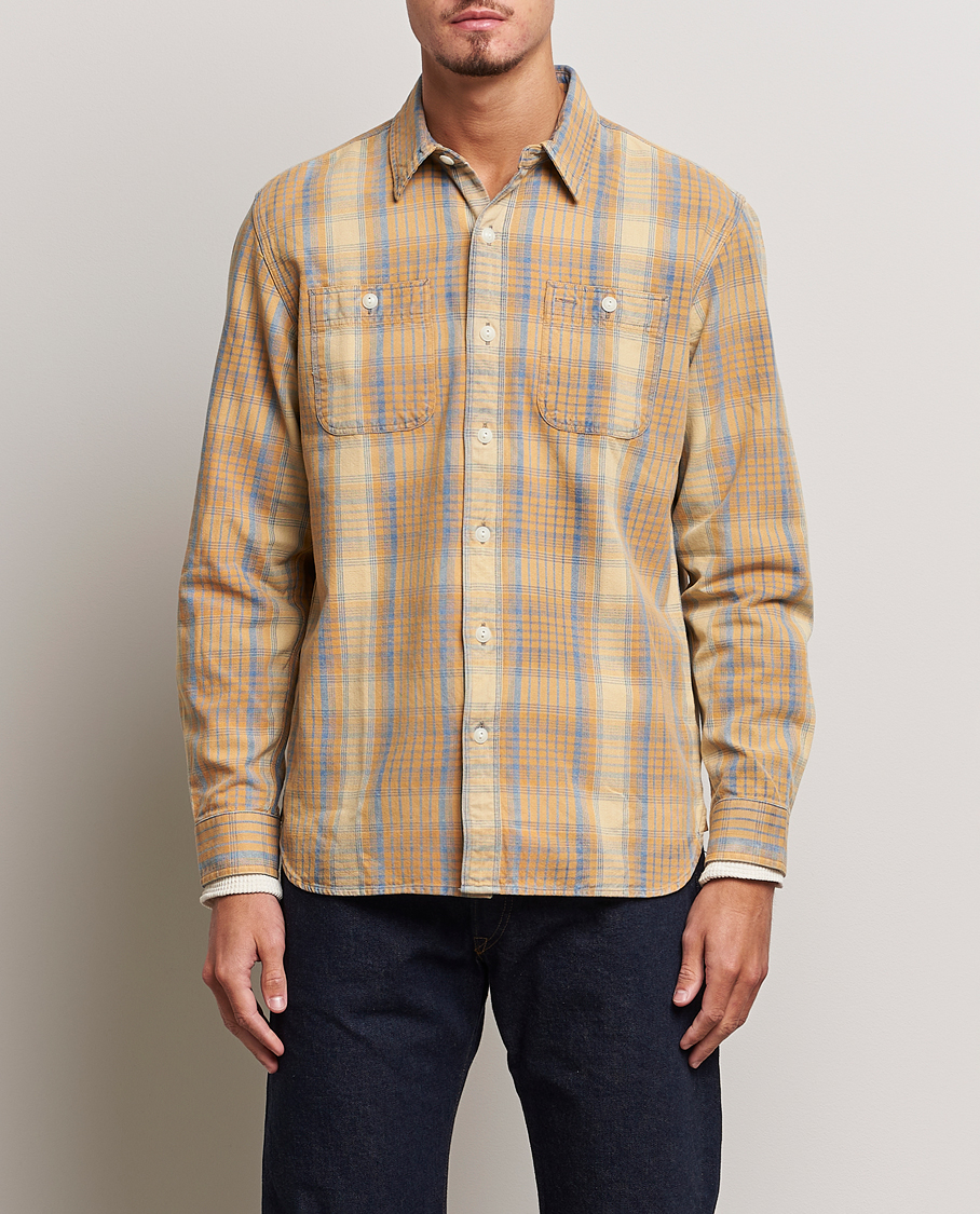 Homme | Chemises | RRL | Farrell Double Pocket Shirt Yellow Multi