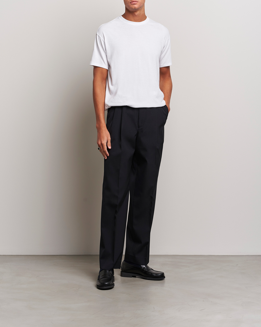 Homme | T-shirts | Auralee | Seamless Crew Neck T-Shirt White