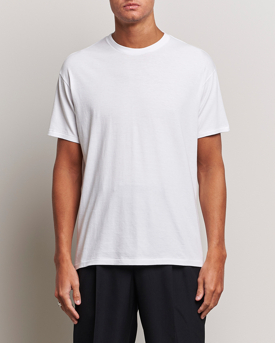 Homme | T-shirts | Auralee | Seamless Crew Neck T-Shirt White