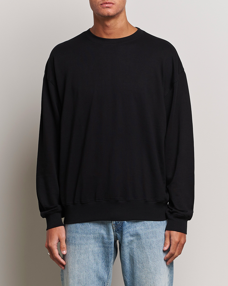 Homme | Pulls Et Tricots | Auralee | High Gauge Sweatshirt Black