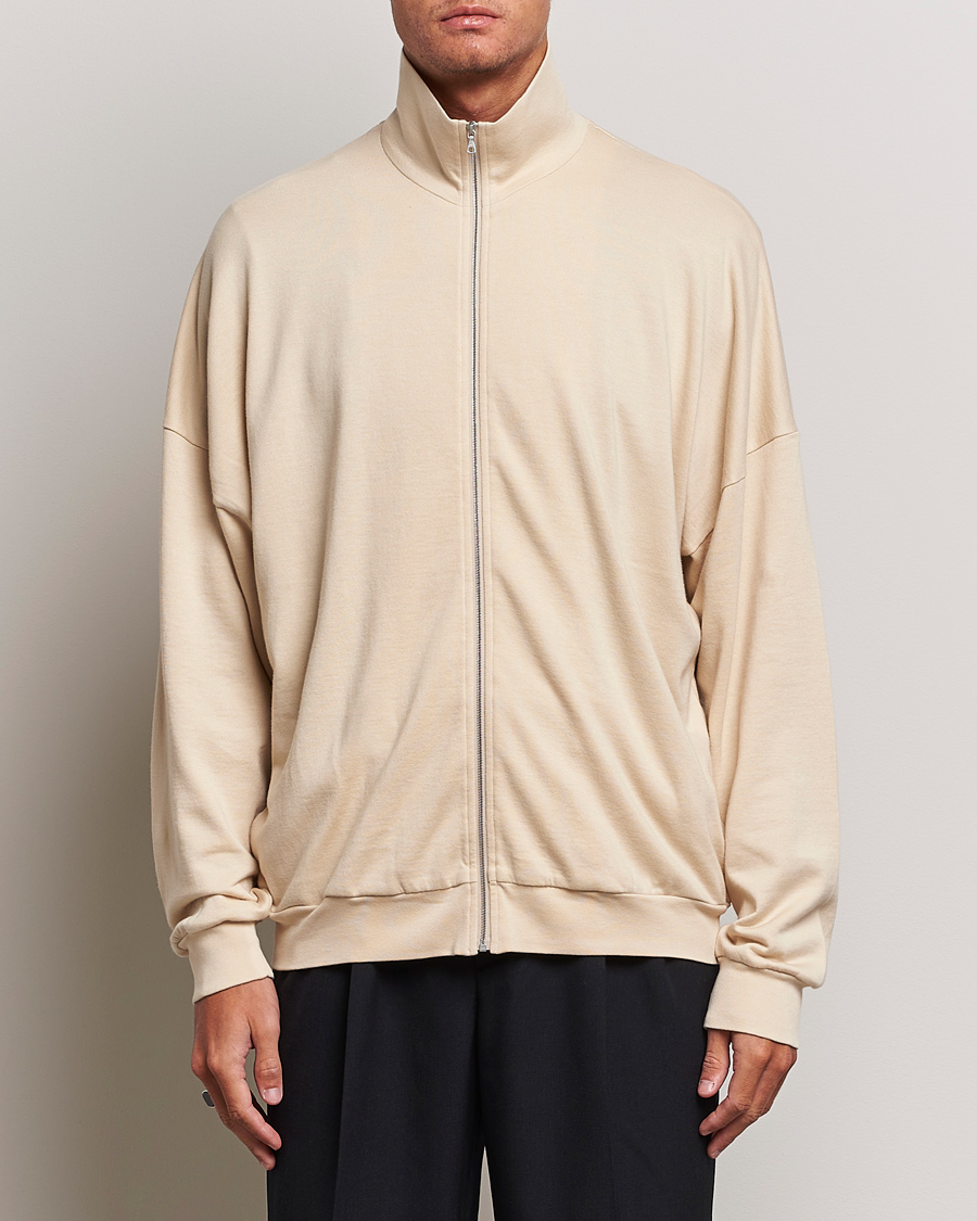 Homme | Pulls Et Tricots | Auralee | High Gauge Zip Blouson Light Beige