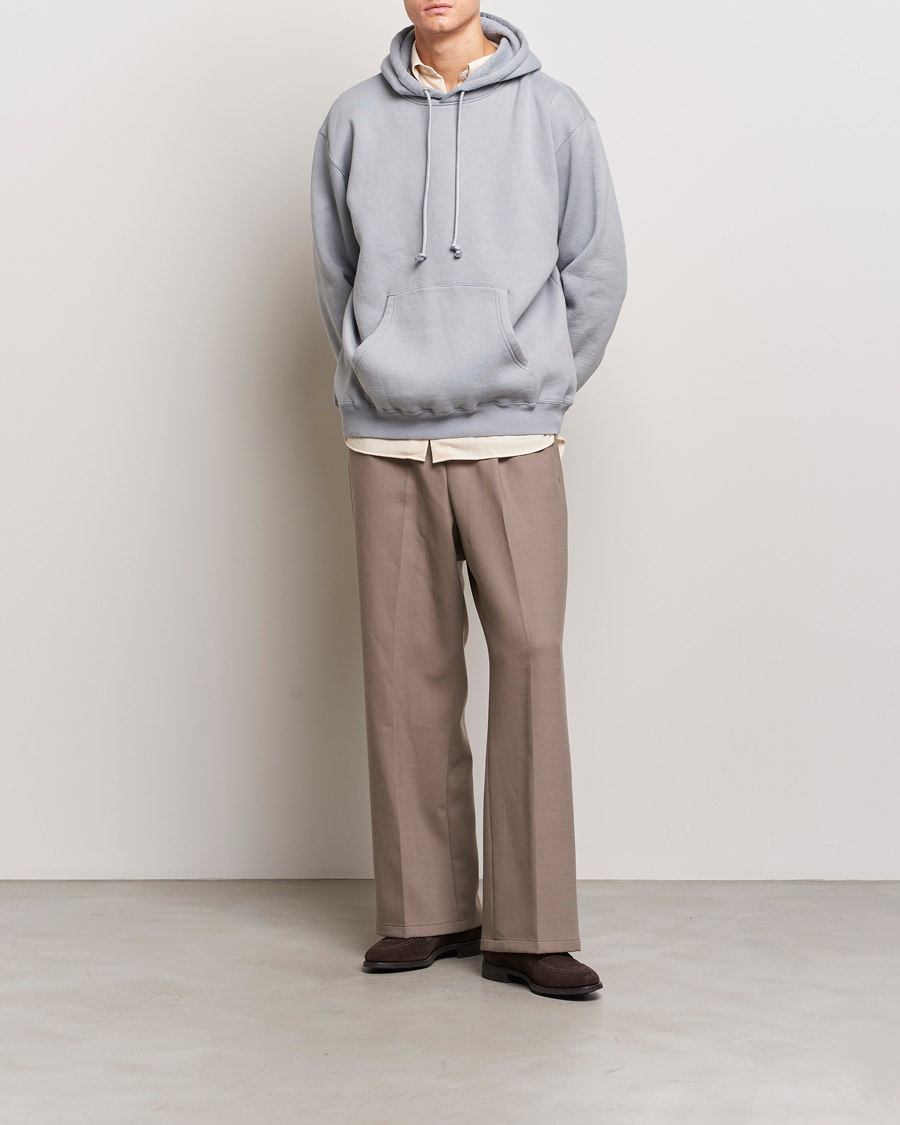 Homme | Pulls Et Tricots | Auralee | Smooth Soft Sweat Hoodie Blue Gray