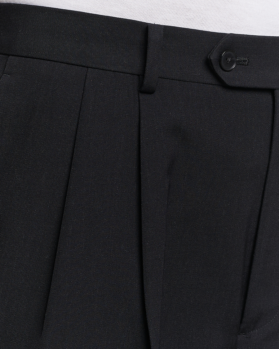 Heren | Broeken | Auralee | Wool Gabardine Slacks Black