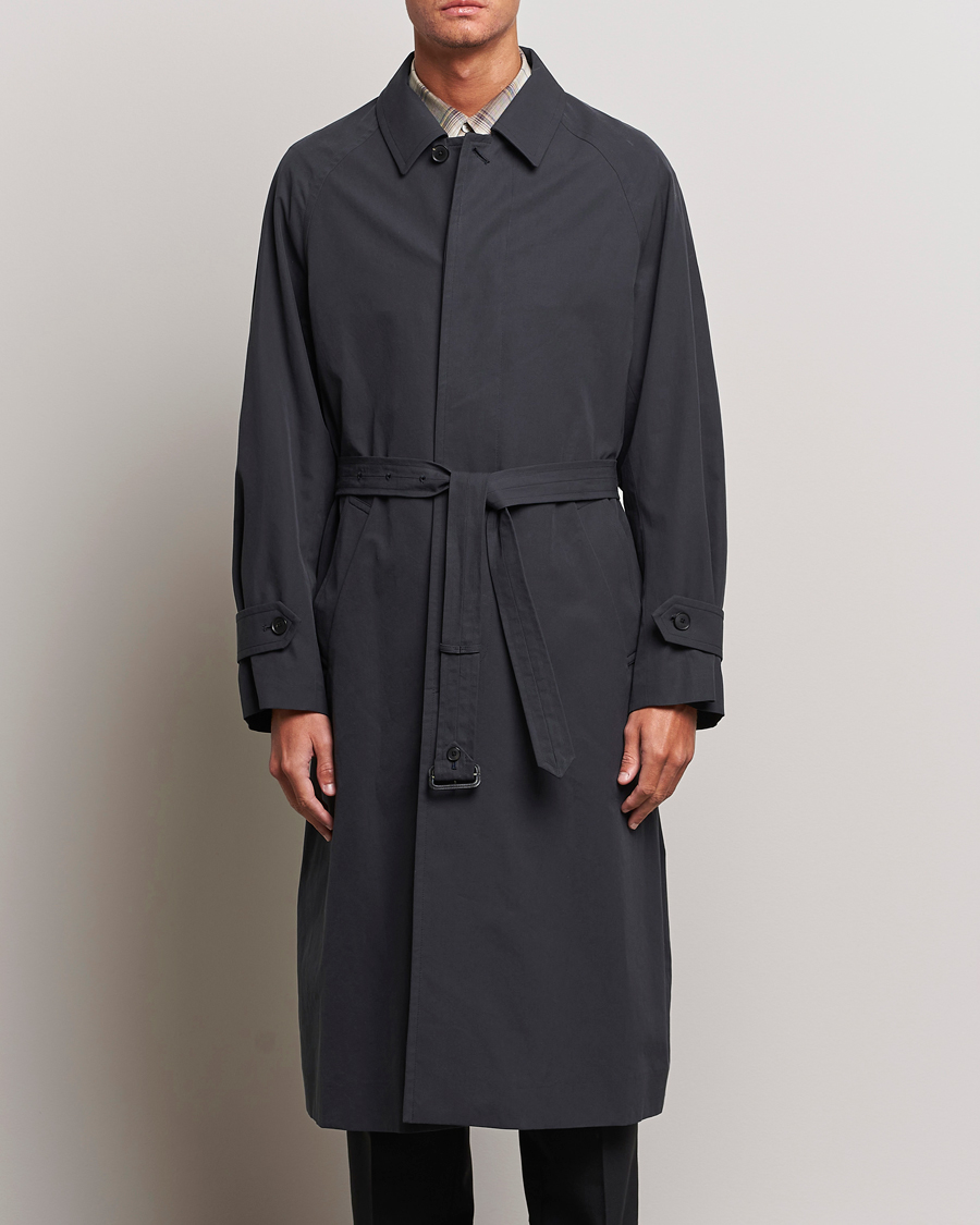 Homme | Manteaux Et Vestes | Auralee | Finx Gabardine Trench Coat Black