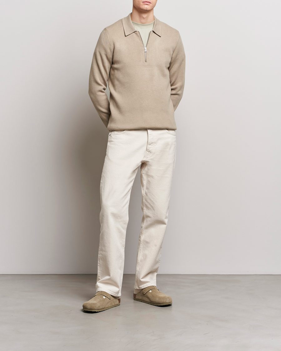 Heren | Truien | Samsøe Samsøe | Guna Half Zip Pure Cashmere