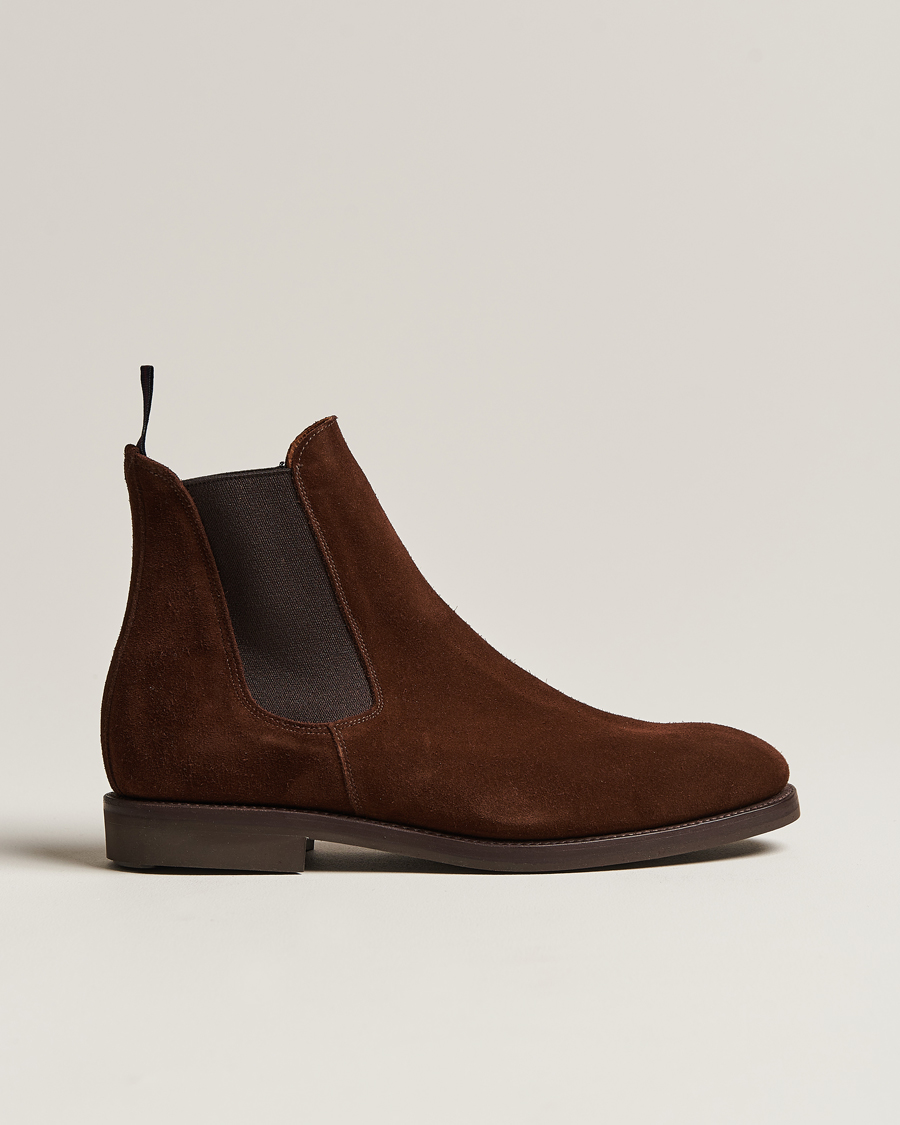 Homme | Sanders Liam Chelsea Boot Polo Snuff Suede | Sanders | Liam Chelsea Boot Polo Snuff Suede