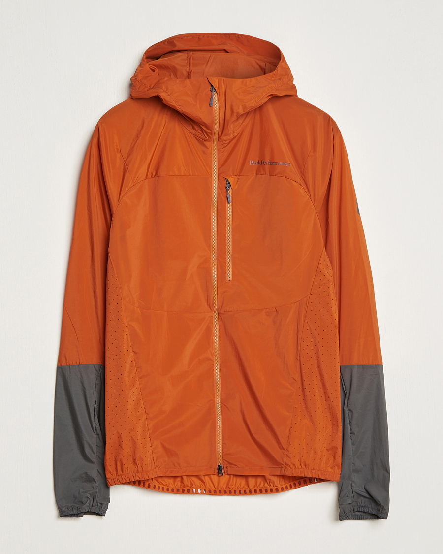 Homme | Manteaux Et Vestes | Peak Performance | Vislight Wind Jacket Gold Flame/Motion Grey