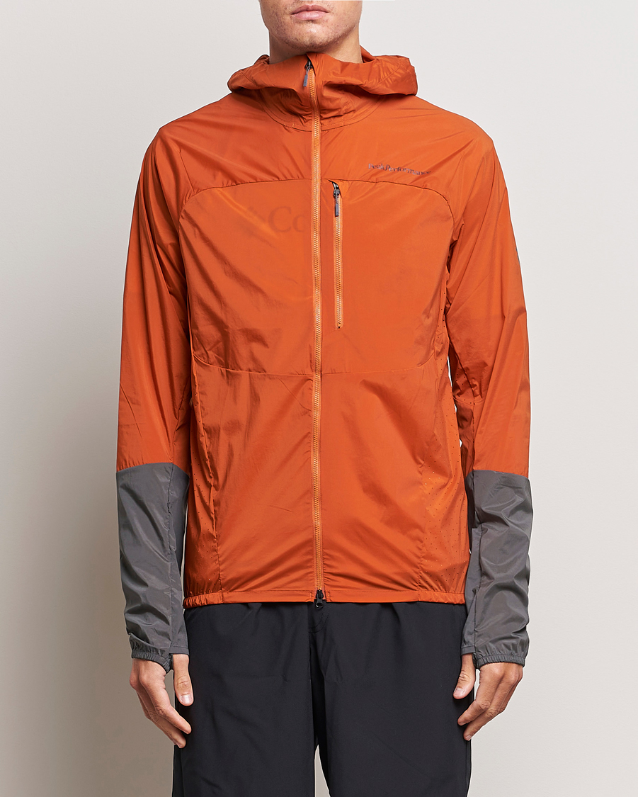 Homme | Manteaux Et Vestes | Peak Performance | Vislight Wind Jacket Gold Flame/Motion Grey