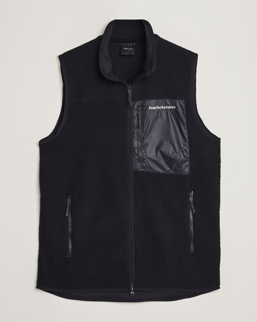 Homme | Peak Performance Pile Vest Black | Peak Performance | Pile Vest Black