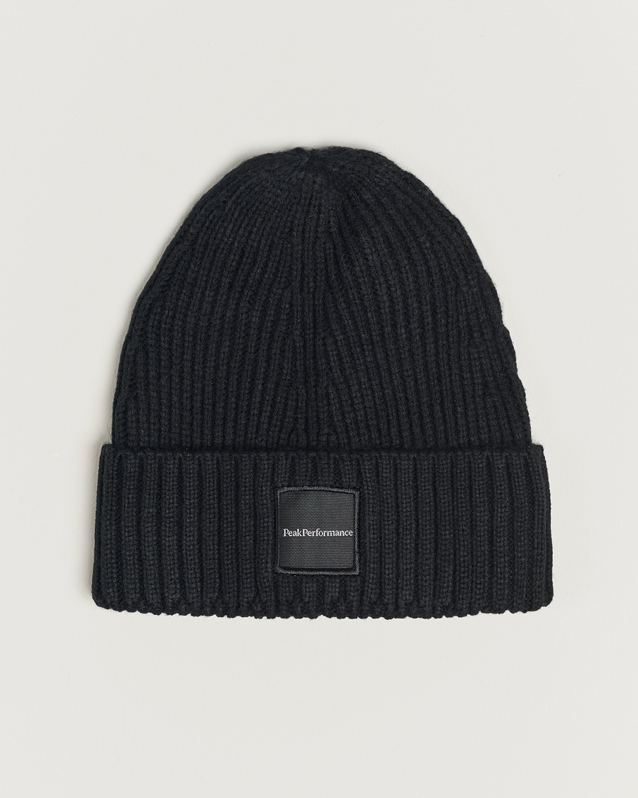 Homme | Peak Performance Cornice Ribbed Hat Black | Peak Performance | Cornice Ribbed Hat Black