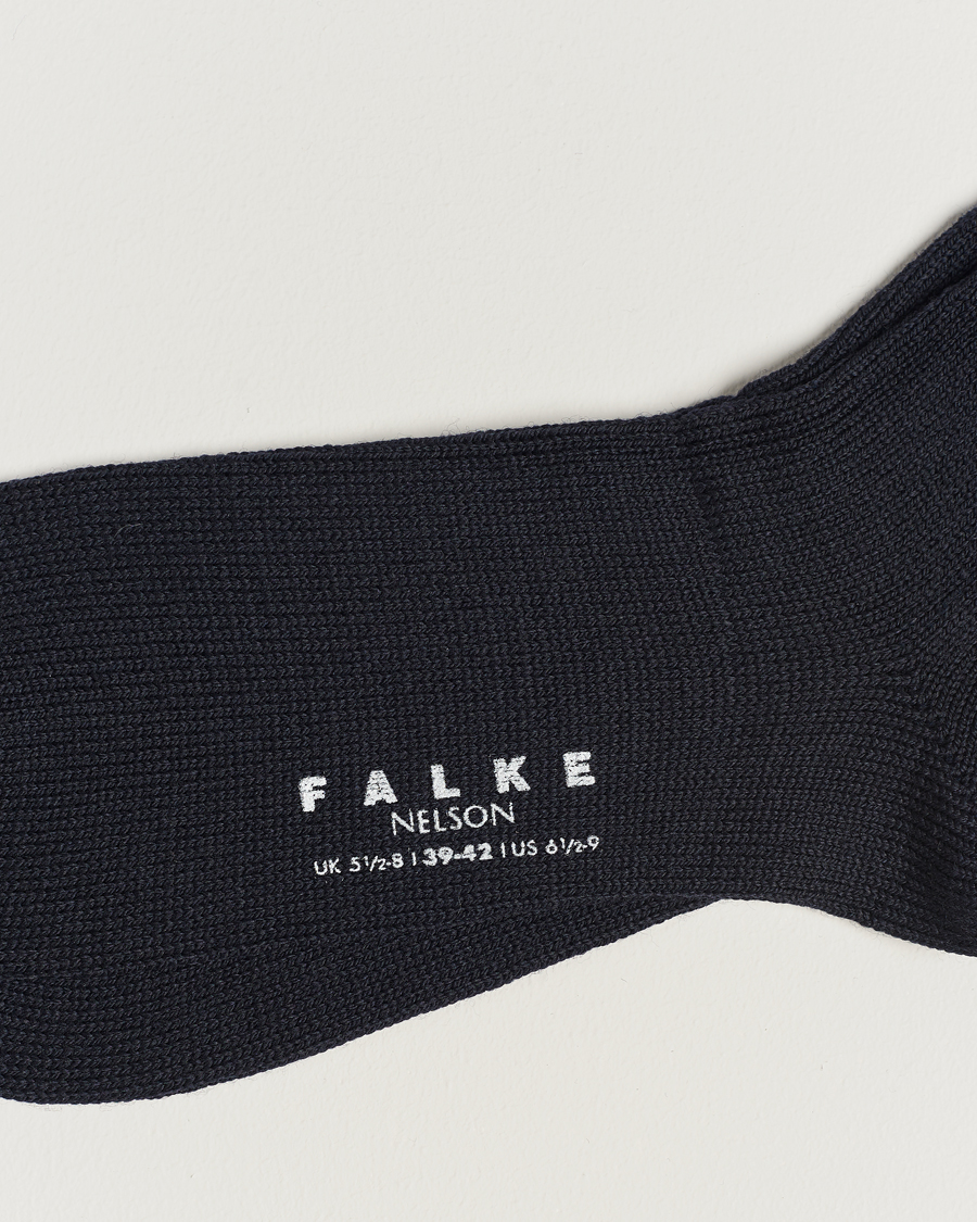 Homme | Sous-Vêtements Et Chaussettes | Falke | Nelson Wool Boot Sock Dark Navy