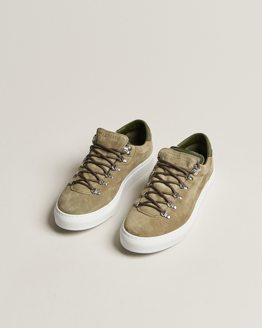 Homme | Diemme Marostica Low Sneaker Olive Suede | Diemme | Marostica Low Sneaker Olive Suede