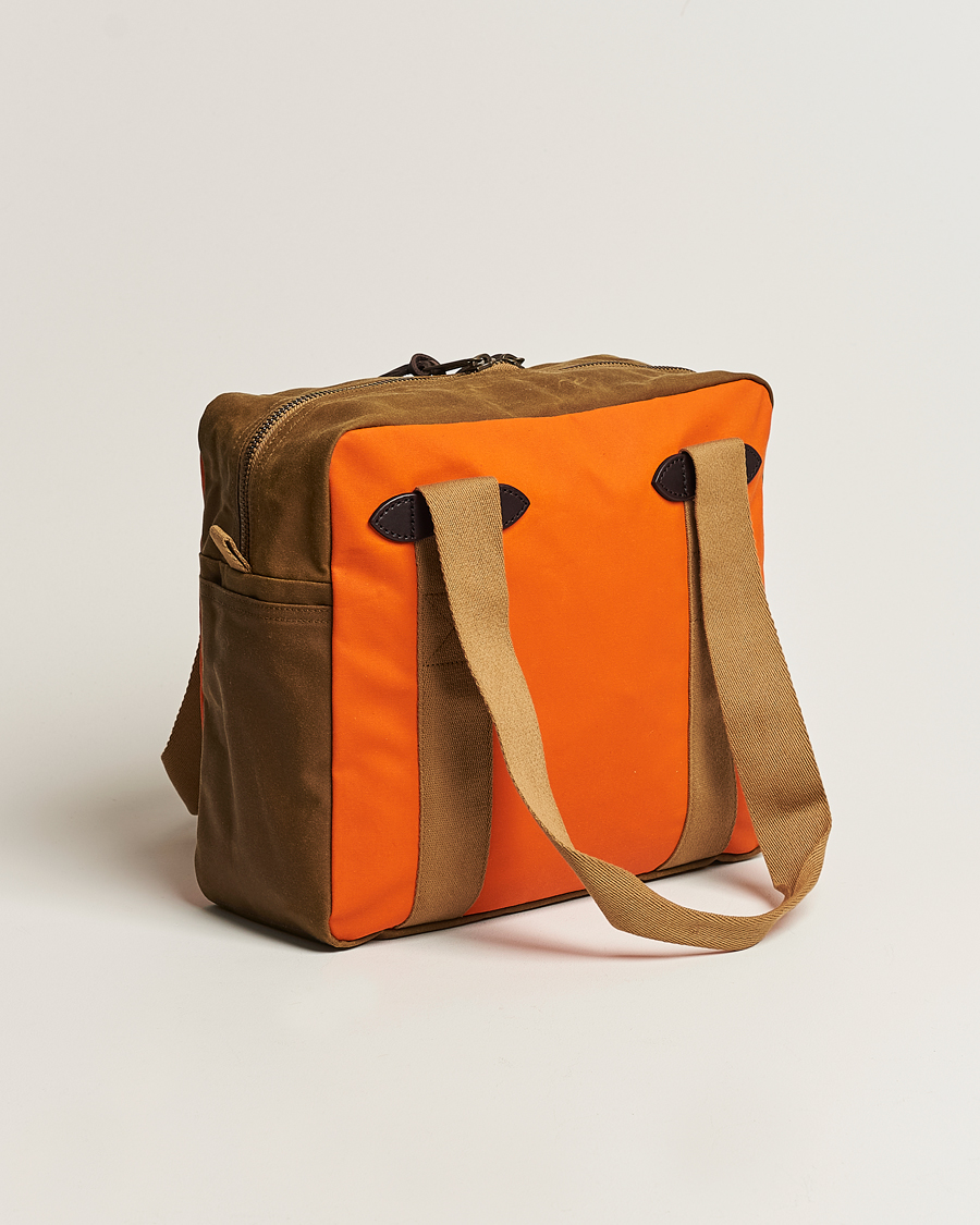 Homme | Filson Tin Cloth Tote Bag Dark Tan/Flame | Filson | Tin Cloth Tote Bag Dark Tan/Flame