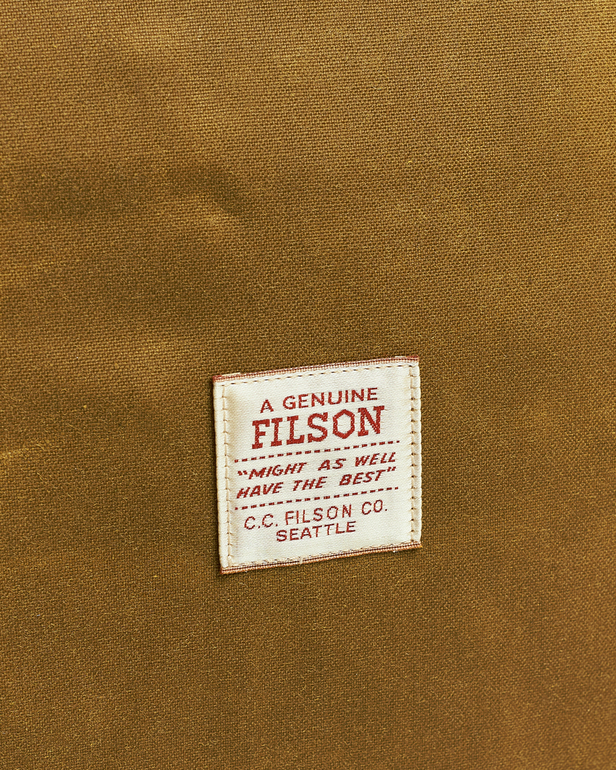 Heren | Tassen | Filson | Tin Cloth Medium Duffle Dark Tan
