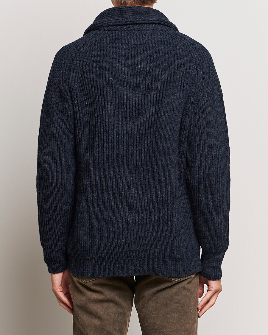 Homme | Pulls Et Tricots | Filson | Bristol Wool Cardigan Dark Navy Heather