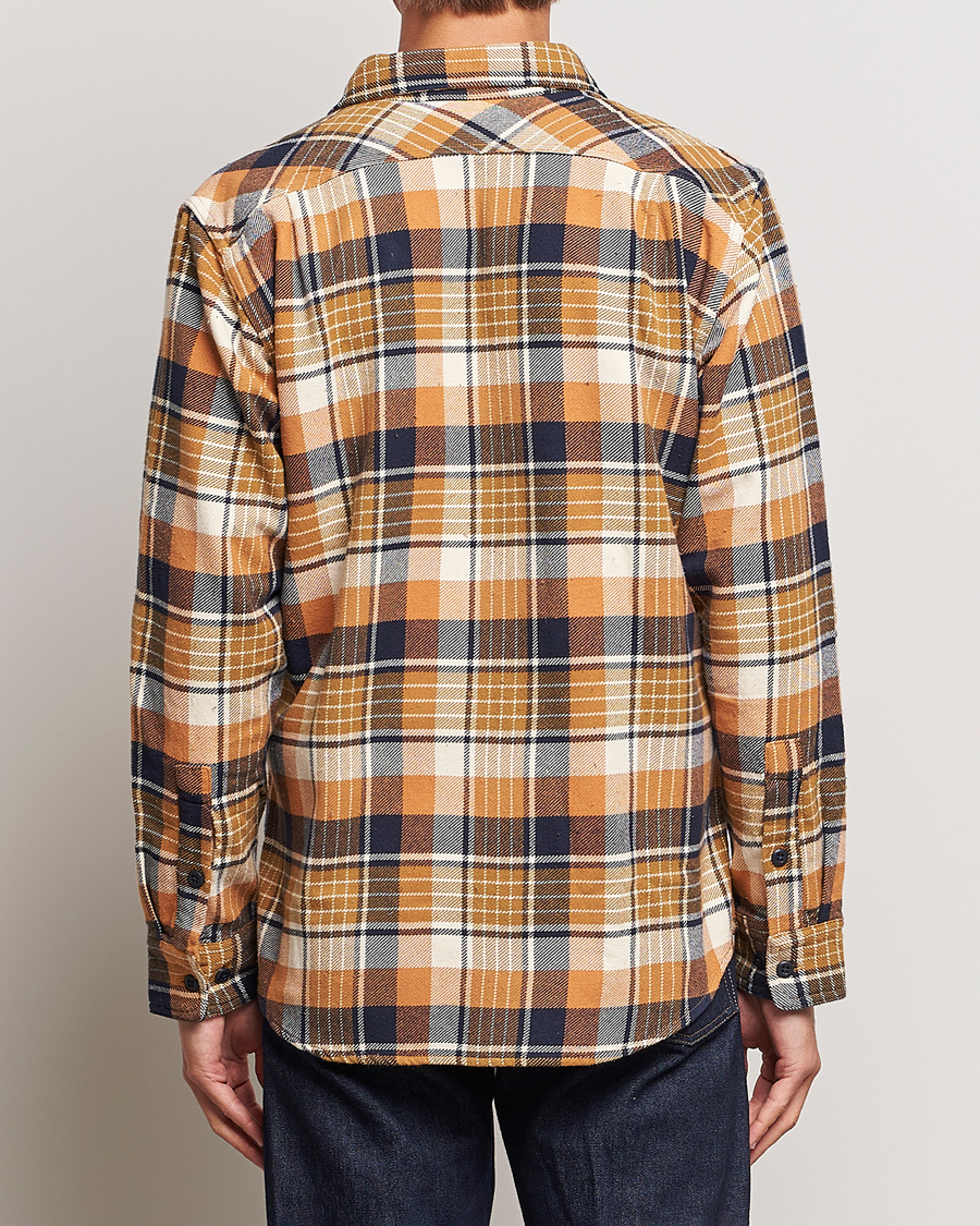 Homme | Chemises | Filson | Vintage Flannel Work Shirt Navy/Cumin Red