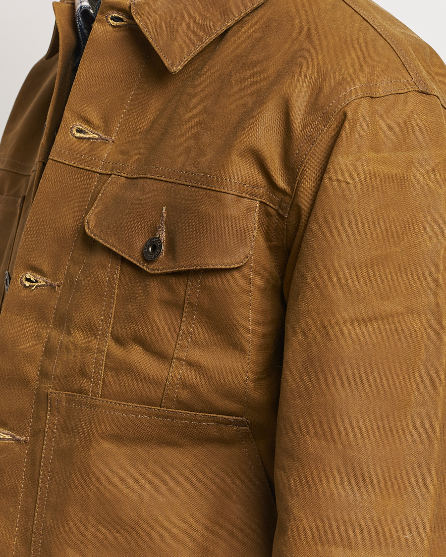 Heren | Jassen | Filson | Short Lined Tin Cloth Cruiser Dark Tan