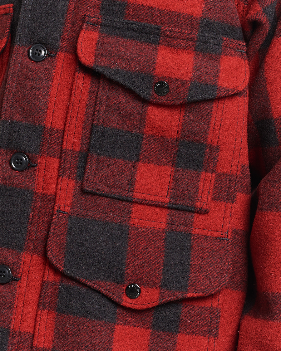 Homme | Manteaux Et Vestes | Filson | Mackinaw Wool Cruiser Red/Black Plaid