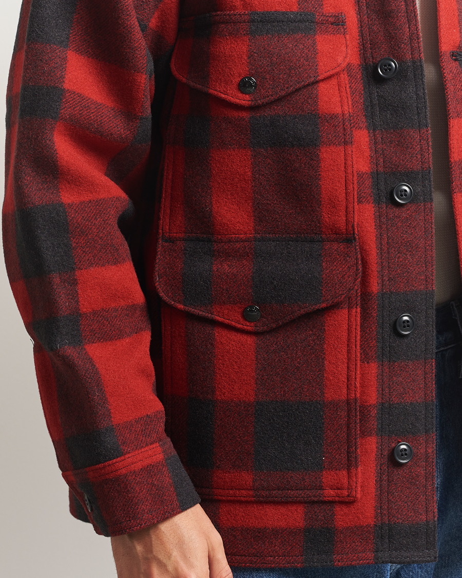 Heren | Jassen | Filson | Mackinaw Wool Cruiser Brick Red