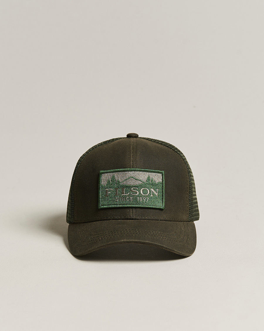Homme | Bobs Et Casquettes | Filson | Logger Mesh Cap Otter Green