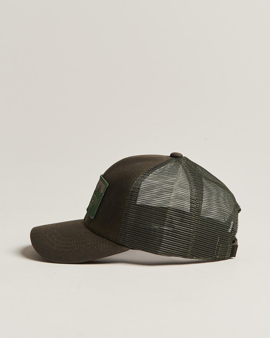 Homme | Bobs Et Casquettes | Filson | Logger Mesh Cap Otter Green