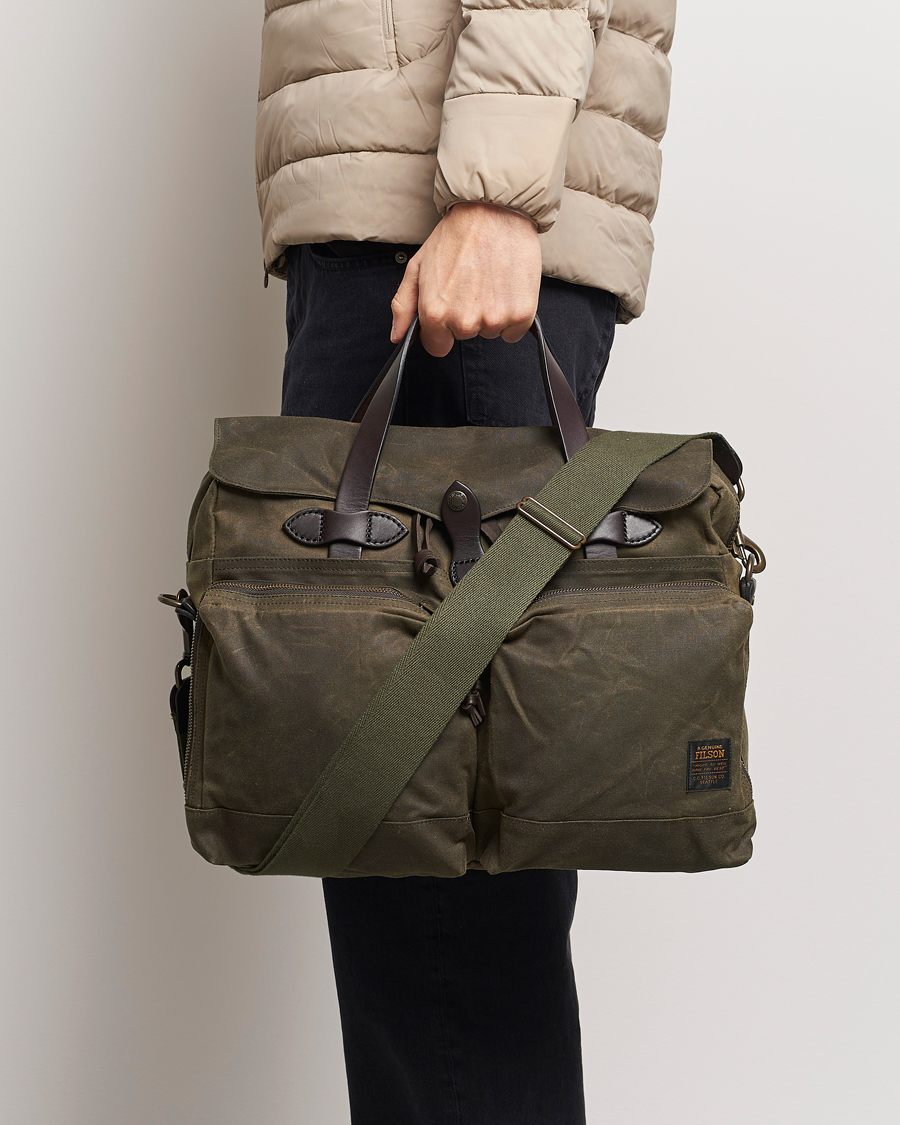 Homme | Filson 24-Hour Tin Briefcase Otter Green | Filson | 24-Hour Tin Briefcase Otter Green