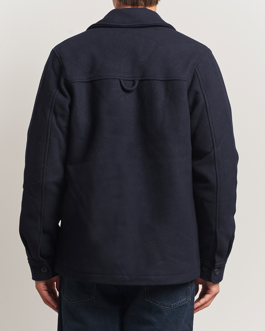 Homme | Manteaux Et Vestes | Samsøe Samsøe | Pally Padded Shirt Jacket Salute Navy