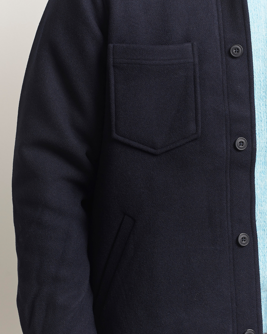 Homme | Manteaux Et Vestes | Samsøe Samsøe | Pally Padded Shirt Jacket Salute Navy