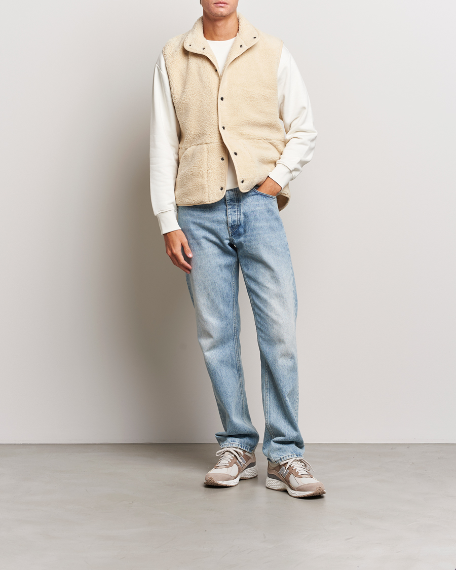 Homme | Gilets | Samsøe Samsøe | Carlo Fleece Vest Brown Rice