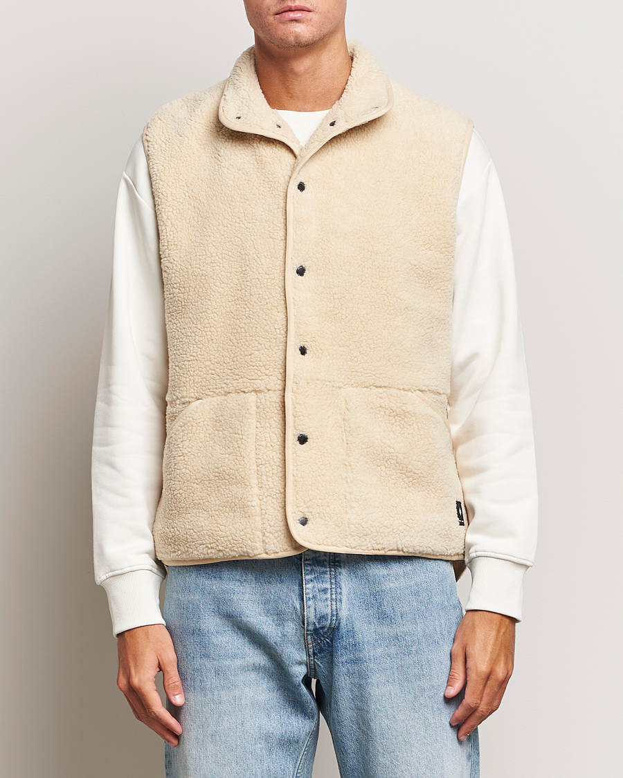 Homme | Gilets | Samsøe Samsøe | Carlo Fleece Vest Brown Rice
