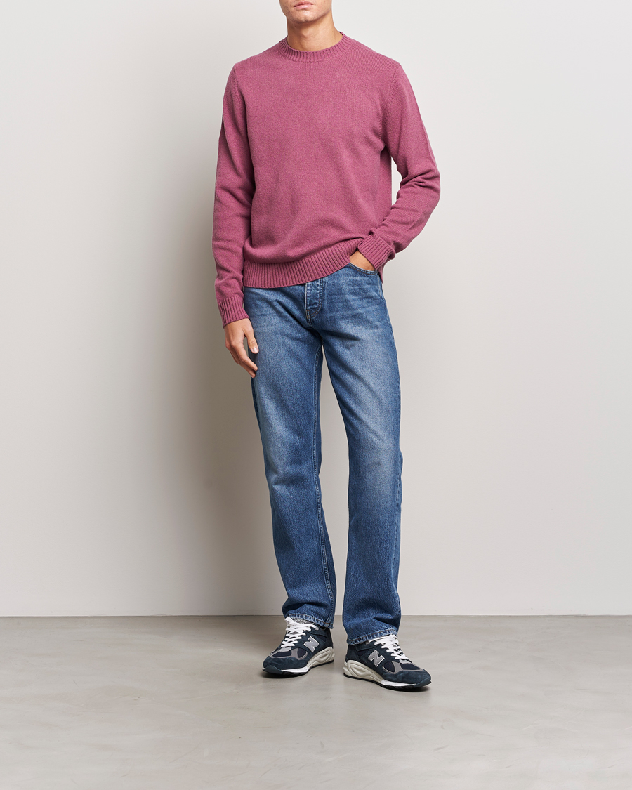 Homme | Pulls Et Tricots | Samsøe Samsøe | Syllie Wool Crew Neck Tulipwood